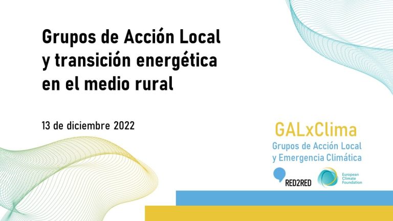 2ª Jornada de GALxClima: Transición energética en el medio rural