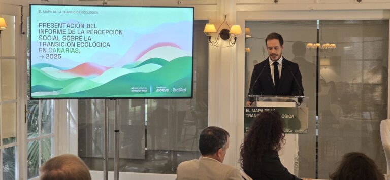 Lanzamiento del informe sobre la percepción social de la transición ecológica en Canarias